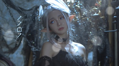 唯美纯情精灵少女