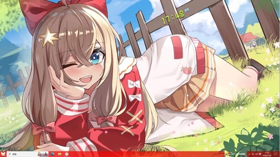 可爱女孩主题壁纸