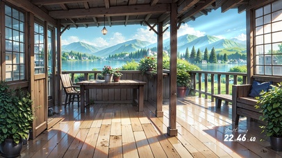 4k舒适的湖边小屋