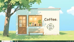 清新咖啡店