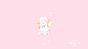 粉色可爱小兔兔