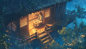 雨夜独坐