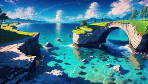 清凉水景~