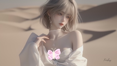 【原创】甜美梦幻短发小清新美女