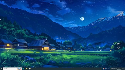 夜空恬静小屋