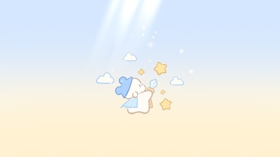 戳星星的可爱小熊