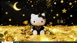 鎏金可爱凯蒂猫