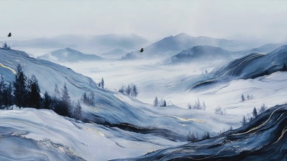 鎏金国潮AI插画