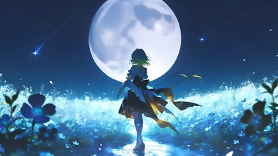 阿格莱雅-星空下的背影