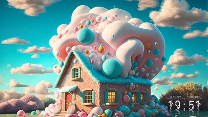 治愈甜美糖果屋