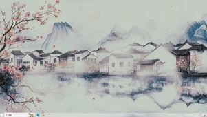 江南AI水乡护眼壁纸-桌面主题