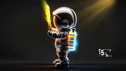 炫酷宇航员-剑士