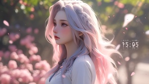 忧郁清冷少女