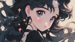 简笔画少女
