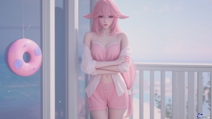 休闲假日女孩