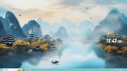 治愈山水-桌面主题