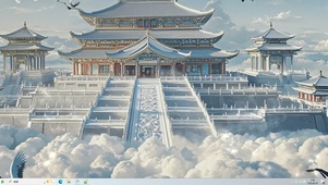 古风仙宫仙殿天宫神殿
