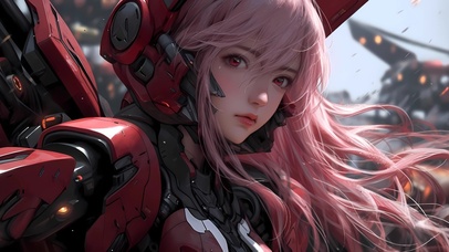 帅气战甲美女战士