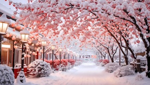 浪漫雪景