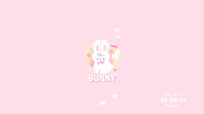 粉色可爱小兔兔