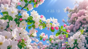 春日海棠花开