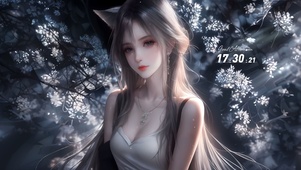 唯美狐耳少女