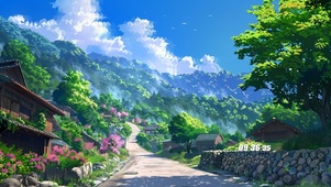唯美山村小路