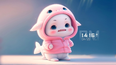 可爱鲨鱼小宝宝