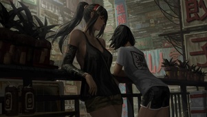 街角美女