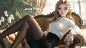 小巧的鼻子下面是一张樱桃小口