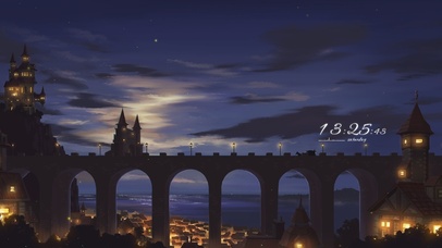 唯美治愈护眼城堡港湾