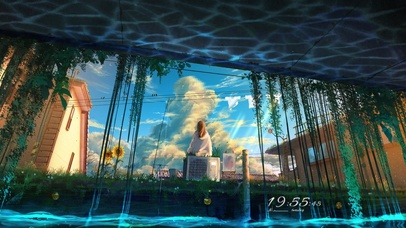 4K唯美治愈黄昏的天空