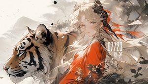 少女和虎（非主题）