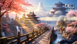 古风宗门楼阁