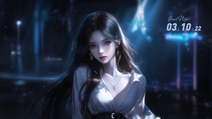 温柔长发女孩