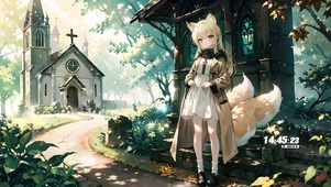 治愈教堂狐少女