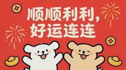 顺顺利利 好运连连