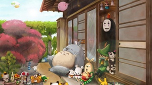 惬意龙猫