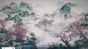 新中式AI风景-桌面主题