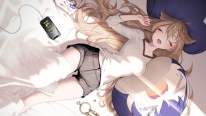 4K可爱的午睡少女