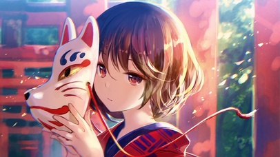 狐狸面具少女