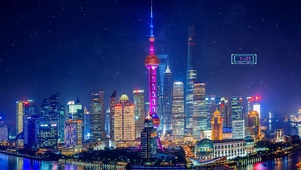 城市繁华夜景