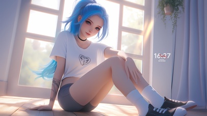 可爱清纯金克斯