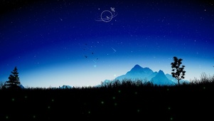 星空下