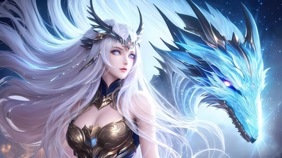 凌冬女王与冰霜巨龙