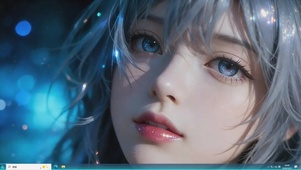 她的眸中是深海