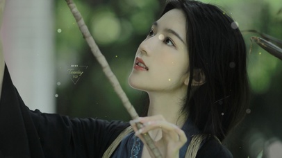 唯美治愈古风秀气美女