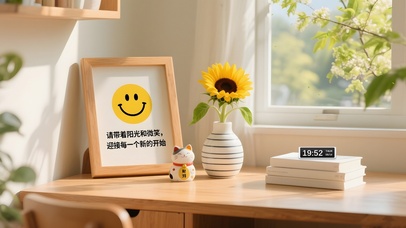 带着微笑迎接新的开始