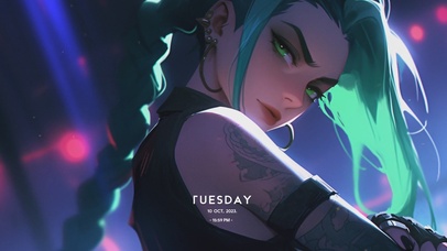 【4K唯美】金克斯 涂鸦