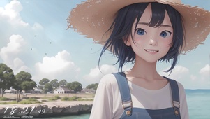 清晰女孩